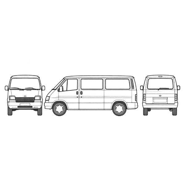Interne Thermo-Verdunkelung Ford Transit 1998-1999