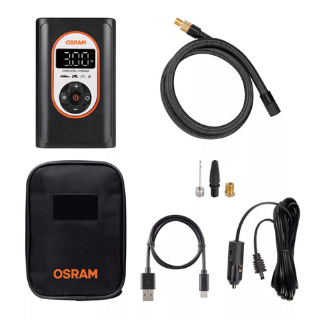 Osram TYREinflate 4000, compressore digitale ricaricabile per pneumatici