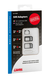 Lampa Set 3 adattatori Sim universali P15001