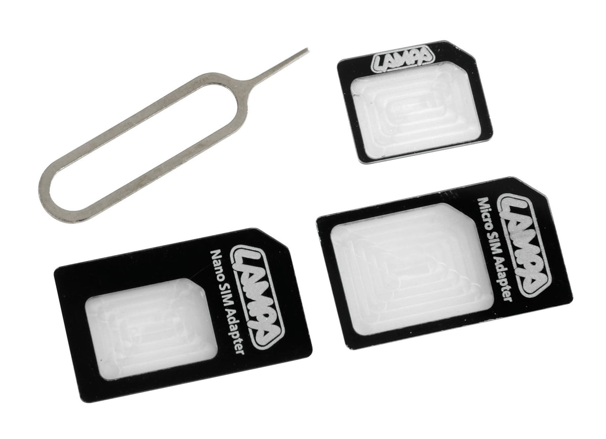 Lampa Set 3 adattatori Sim universali P15001