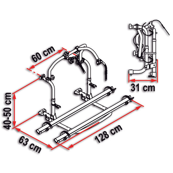 Portabicicletas Fiamma PRO CN 02094-10V