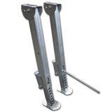 Patas de aparcamiento de 49,5/61,5 cm con caja para autocaravana PDN703C