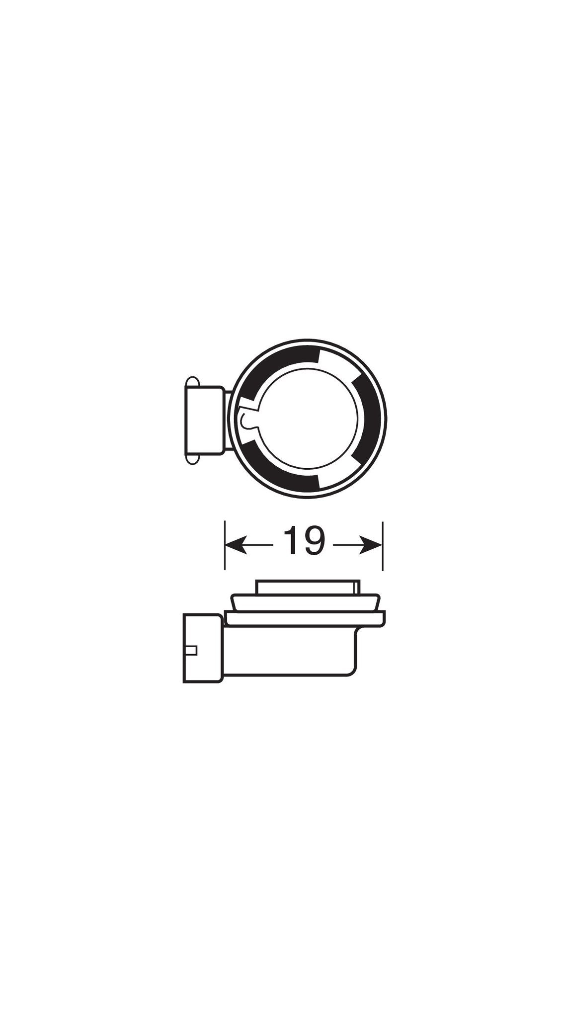 Osram Lampadina 12V Night Breaker Laser - H11 - 55W - PGJ19-2 - 1 pz - Scatola