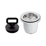 Piletta dritta con tappo 1 pollice 1/2 blister PIL610C