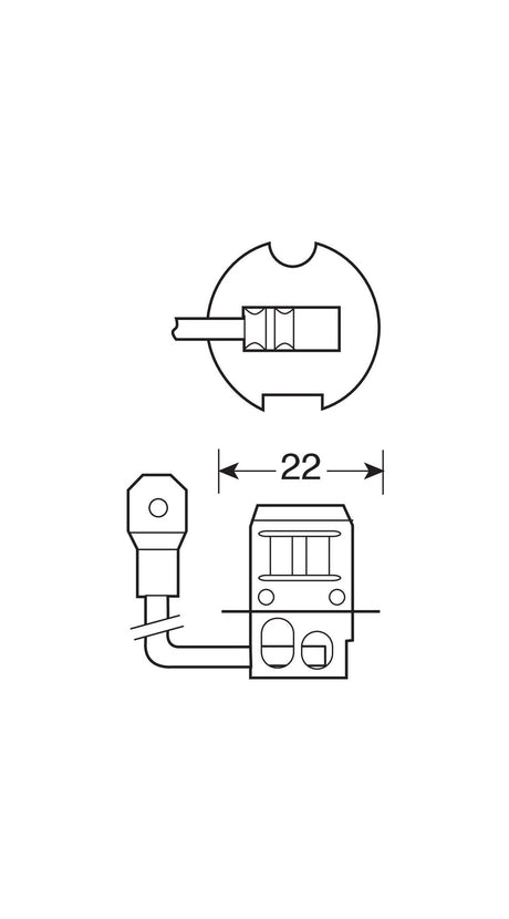 Pilot 12V Lampada alogena Blu-Xe - H3 - 55W - PK22s - 2 pz - Scatola Plast.
