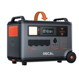 OSCAL PM3600 – Stazione di Energia Portatile 3600 Wh | 3000 W con UPS e Batteria LiFePO4
