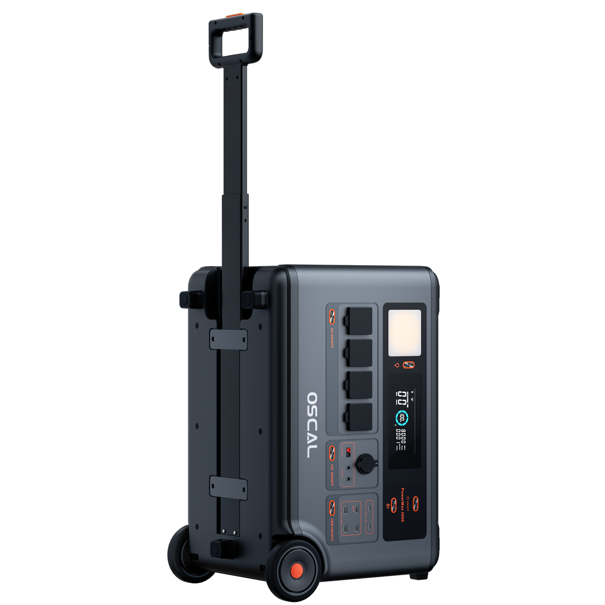 OSCAL PM3600 – Stazione di Energia Portatile 3600 Wh | 3000 W con UPS e Batteria LiFePO4