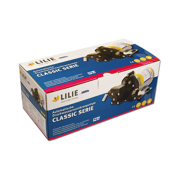 Lilie Self-Priming Camper Water Pump 7 Lt/min 12 Volt 4.5 Ampere PMP204