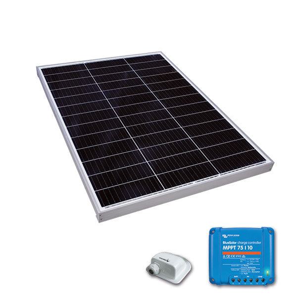 Kit de panel solar para autocaravana Extrasun de 130 W + MPPT 670 x 980 x 44 mm