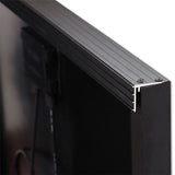 ExtraSUN Solar Panel for Camper and Van, Black, 170 W, with Brackets, 670 x 1335 x 44 mm 