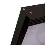 Panel solar Antarion para autocaravanas y furgonetas, totalmente negro, 130 W, 1225 x 515 x 45 mm