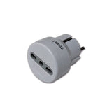 Adaptador Schuko 16A blanco mate PRB1006
