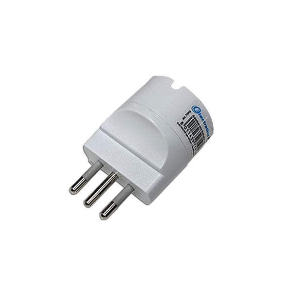 Schuko adapter 10A matt white PRB1007