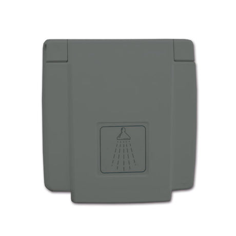 Presa acqua grigia con miscelatore, attacchi JG e doccetta con tubo 1,5 m PRE140G