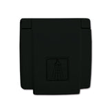 Ducha exterior negra con conexión rápida 150 cm, bolsa PRE140NS