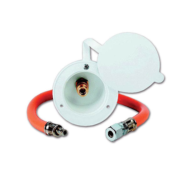 Externe Gassteckdose mit Schnellkupplung und 40 cm langem Kabel PRE200