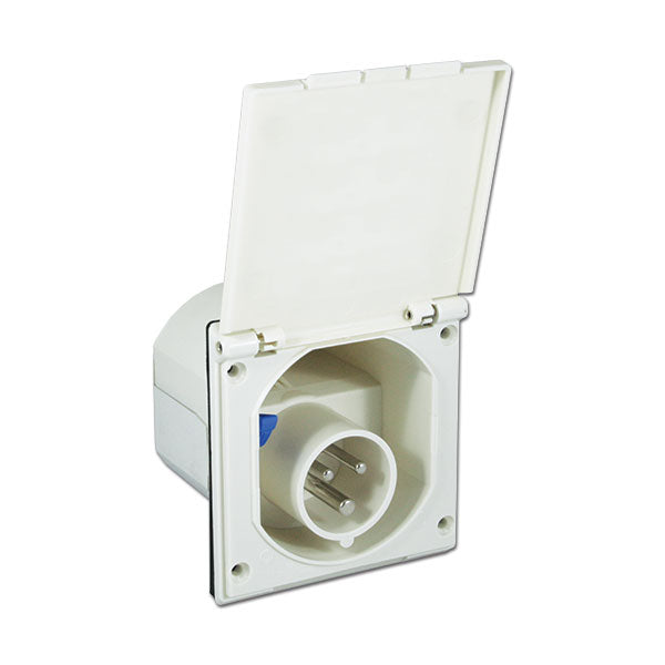 Ges Spina ad incasso fissa 220 V Bianca PRE255