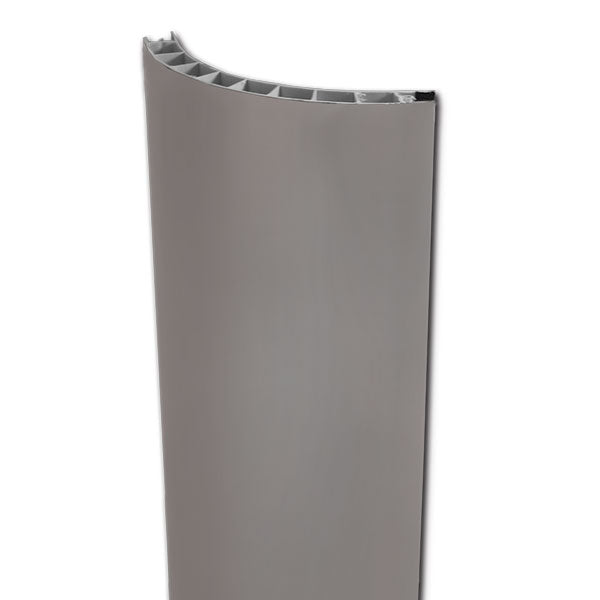Profilo angolare PVC grigio  90 gradi 2,5 m PRF1845