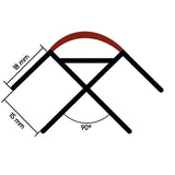 Profilo angolare grigio da 2,2 m PRF2002