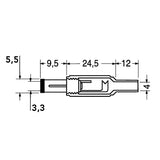 Jack per alimentazione 12V PRS17