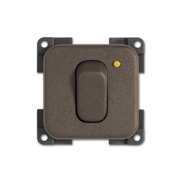 CBE Interruttore 12V con LED giallo marrone
