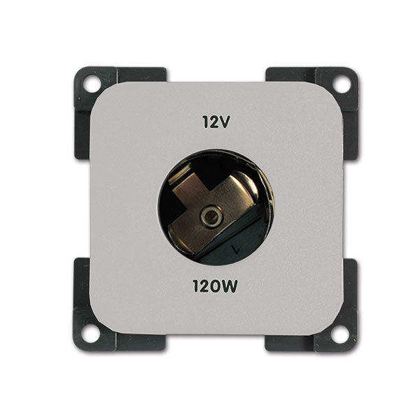 Toma de corriente CBE 12 V CC gris claro