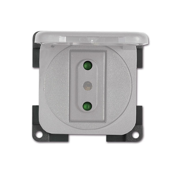 CBE 230V 10A socket with grey cover ch.