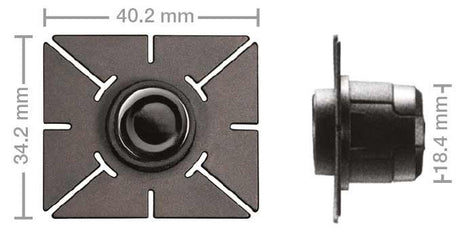 Steelmate Kit 4 sensori di parcheggio posteriori montaggio a filo paraurti