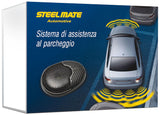 Steelmate Kit 4 sensori di parcheggio posteriori con buzzer