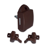 Brauner einseitiger Druckverschluss mit Haken PSH11M