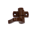 Brauner einseitiger Druckverschluss mit Haken PSH11M