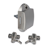 Push-Lock unilaterale satinato con ganci - blister 8032793932833