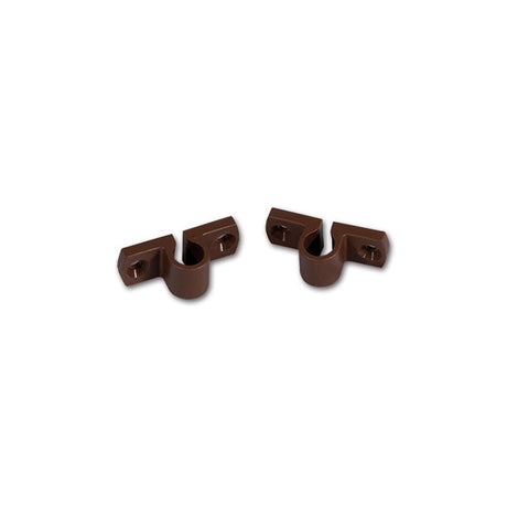 Kit of 2 brown rod stops in blister pack 8032793932925