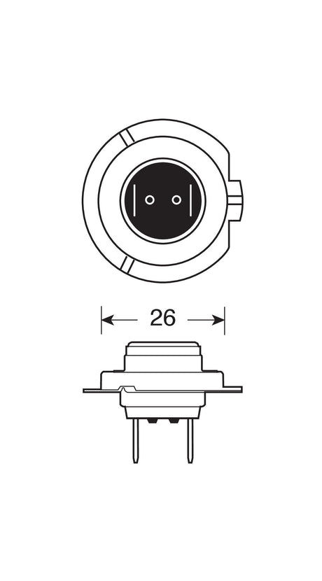 Osram Lampadina 12V All Season - H7 - 55W - PX26d - 1 pz - Scatola