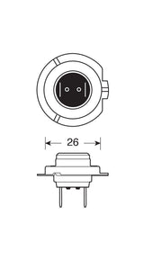 Osram Lampadina 24V Truckstar Pro - H7 - 70W - PX26d - 1 pz - Scatola
