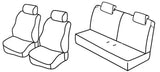 Set coprisedili Superior Beige Fiat Panda 09/03>01/12 Fiat 02/12>12/12 QC15018B