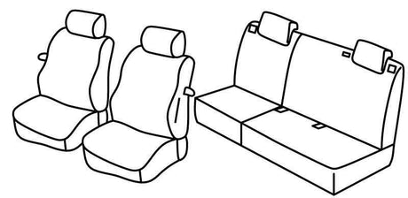Set coprisedili Superior Beige Fiat Grande Punto 3p 09/05>04/12 C15041B QC15041B