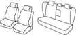 Lampa Set coprisedili Superior - Grigio/Nero - Fiat Croma (05/05>04/11) QE15010C