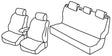 Set coprisedili Superior Grigio/Nero Volkswagen Polo 5p 09/09>09/17 Family QE37119C