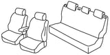 Set coprisedili Superior Grigio/Nero Volkswagen Polo 5p 09/09>09/17 Family QE37119C