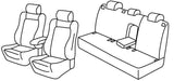 Set coprisedili Superior Nero/Grigio Volkswagen Golf VI 5p 11/08>10/12 Highline QF37057F