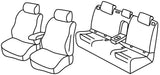 Set coprisedili Superior Grigio/Nero Volkswagen Golf VII 5p 11/12>12/19 QF37062C