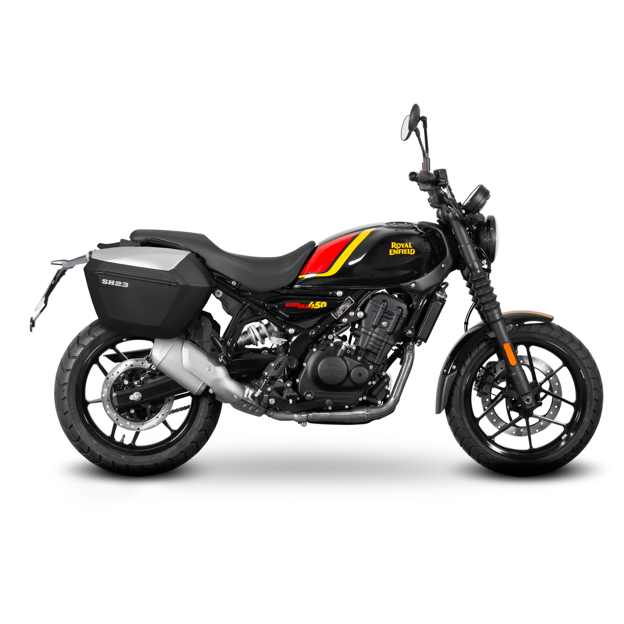 SHAD SH23ALU Koffer-Kit + 3P Rahmensystem Royal Enfield Guerrilla 450 24