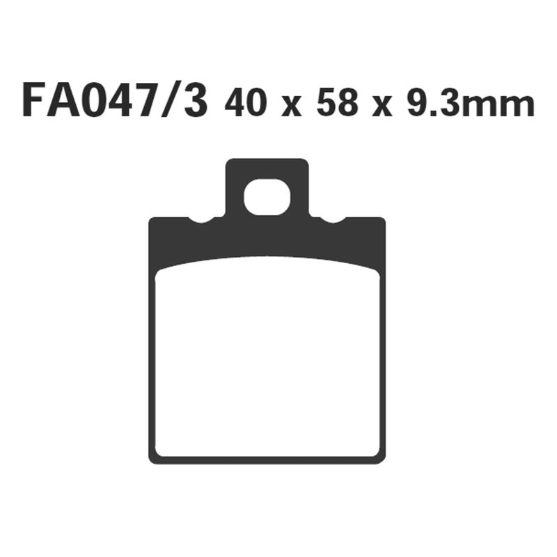 Ebc Pastiglie freno Honda Nsr 125 R - Crm 125 Posteriore FA047/3