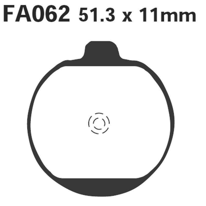 Ebc Pastiglie freno Kawasaki Z 1000/1300 79-82 Anteriore Fa62 FA062