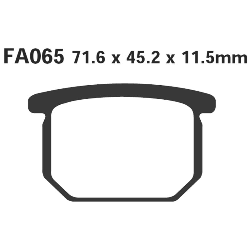 Ebc Pastiglie freno Suzuki Gsx 750/1100 80- Anteriore FA065