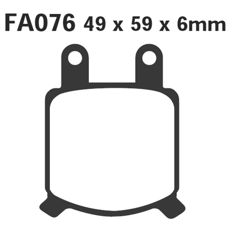 Ebc Pastiglie freno Gilera -Laverda morini Anteriore FA076