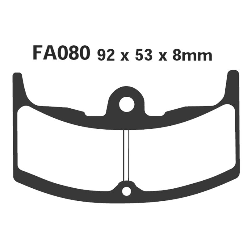 Ebc Pastiglie freno Honda Cbx 550 82-84 Anteriore FA080