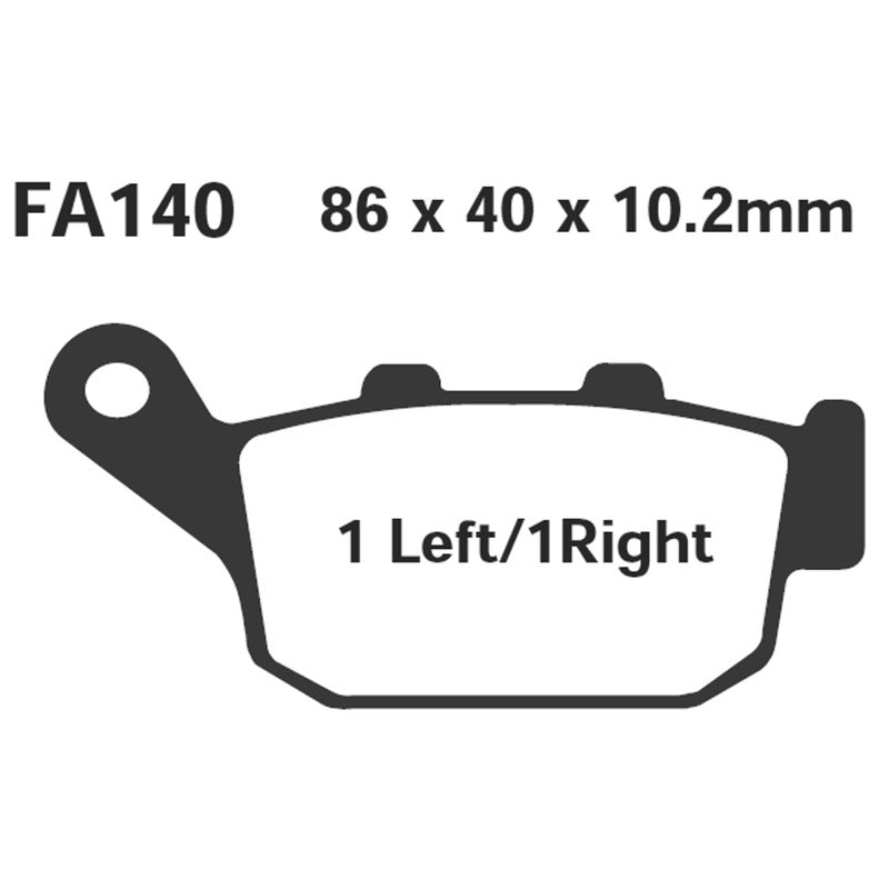 Ebc Pastiglie freno Honda Nx Dominator 650 FA140