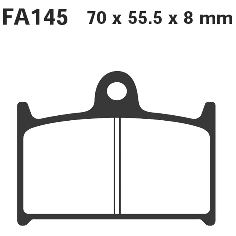 EBC Bremsbeläge Suzuki GSX-R750 87- Yamaha FZR 750 89- FA145